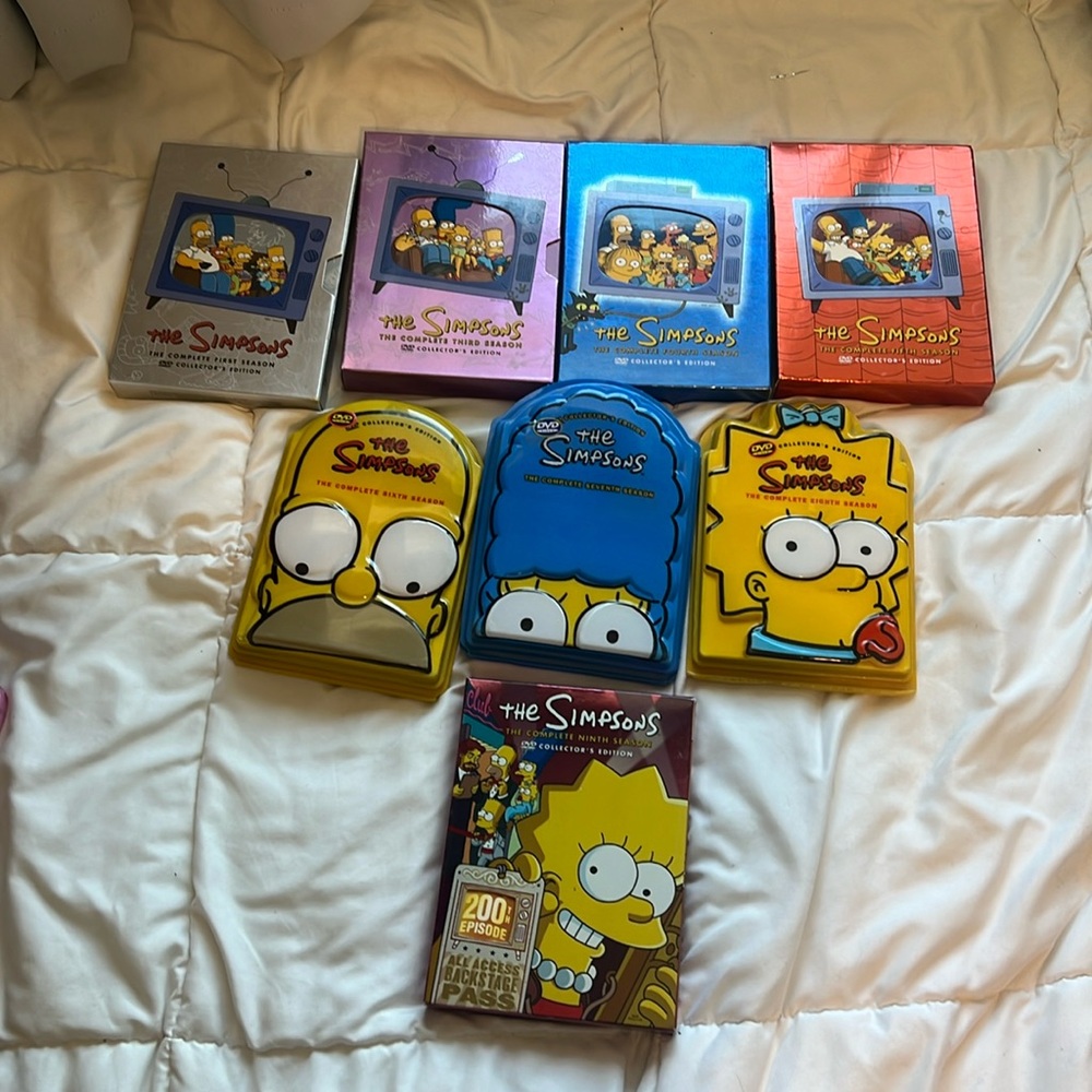 Simpsons DVD Collectors Additions Seasons 1,3,4,5,6,7,8,9